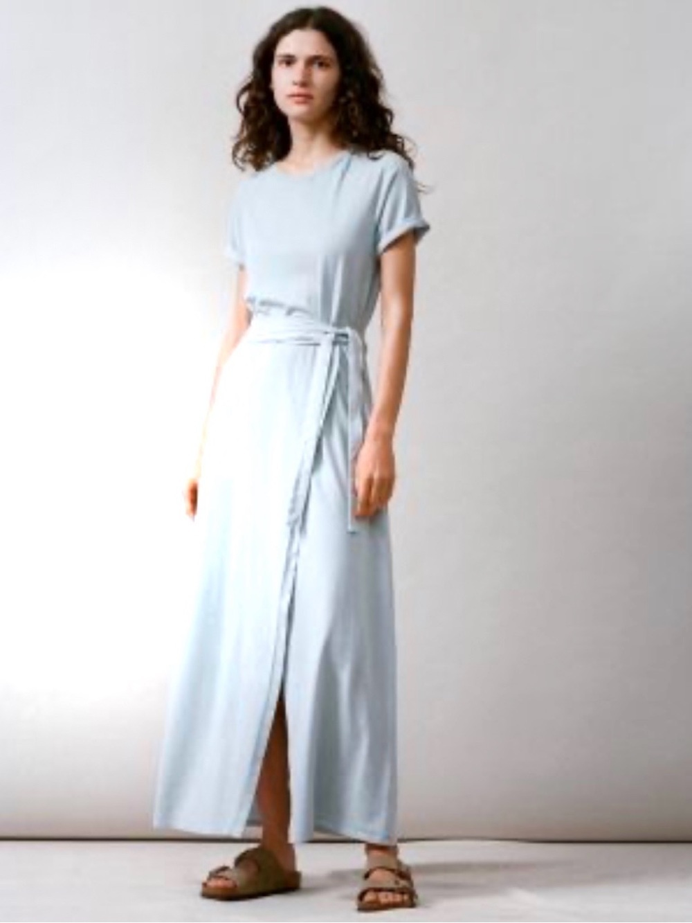 Elizabeth and James Welles Faux-Wrap Maxi Dress Size Medium
